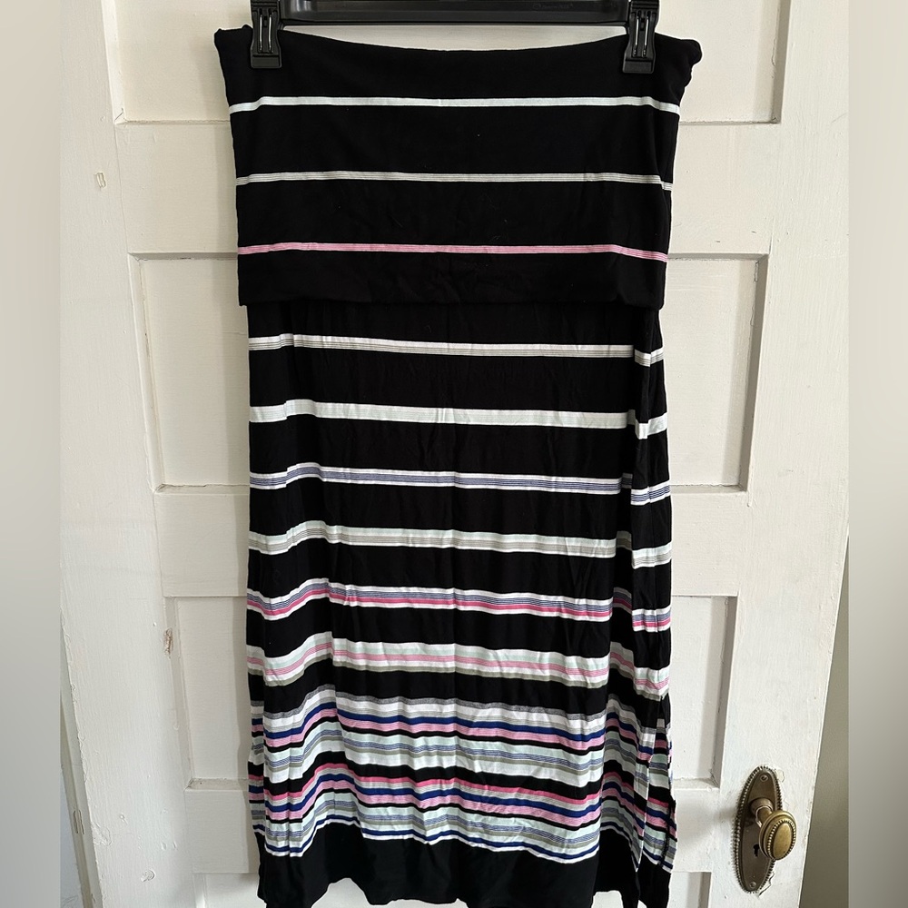 Striped White House Black Market Dress